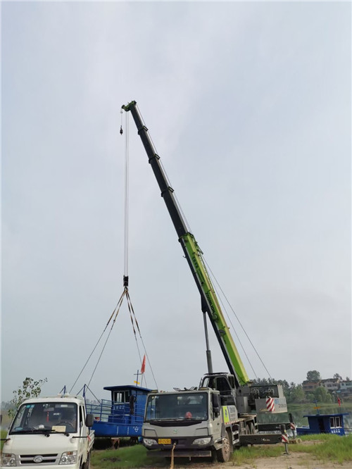 花都区桥梁建设吊装案例